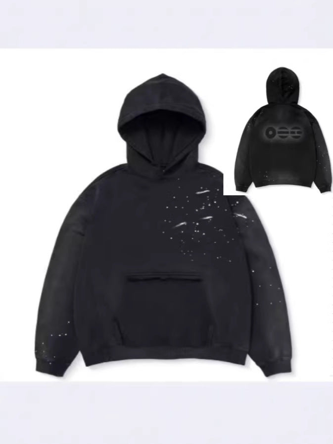 Mens Hooded Knit Sweatshirt