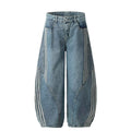 Straight Leg Denim Pants
