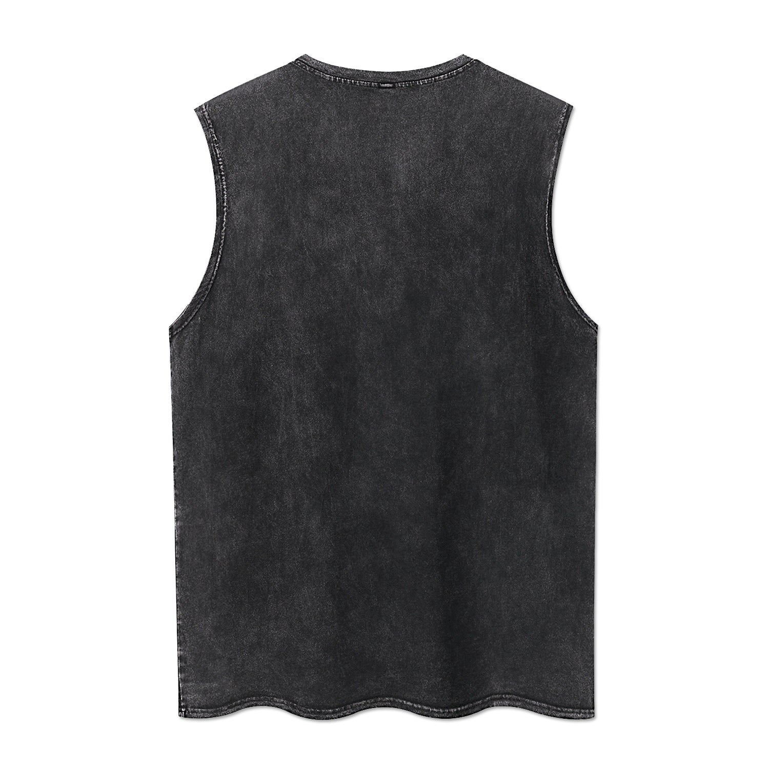 Men's Washed Cotton Sleeveless Shirt
