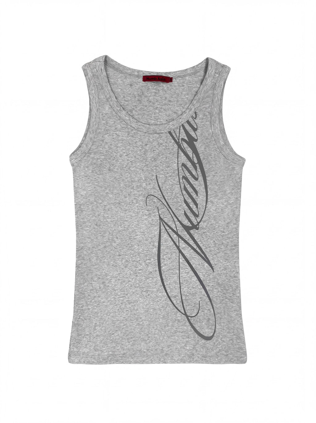 Letter Print Slim Fit Tank Top