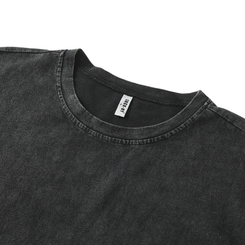 Men's Washed Cotton Sleeveless Shirt