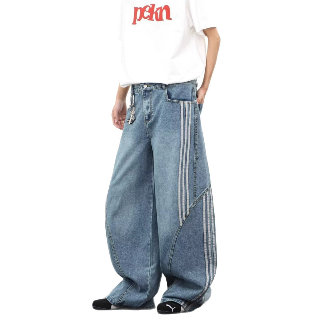 Straight Leg Denim Pants