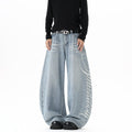 Vintage Washed Straight Leg Jeans