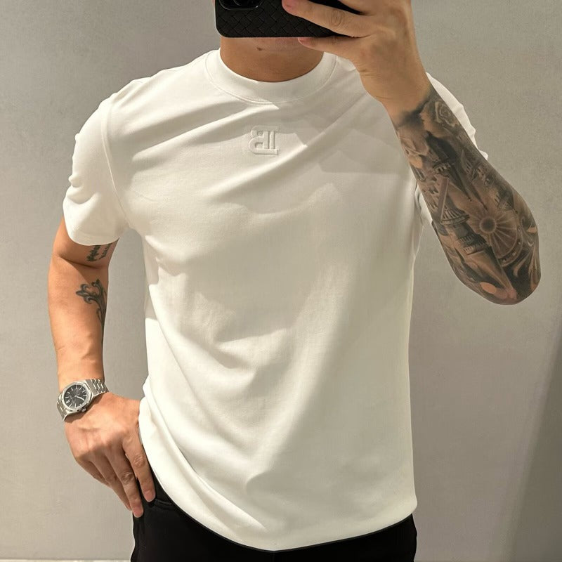 Mens Geometric Print Slim Fit T-Shirt