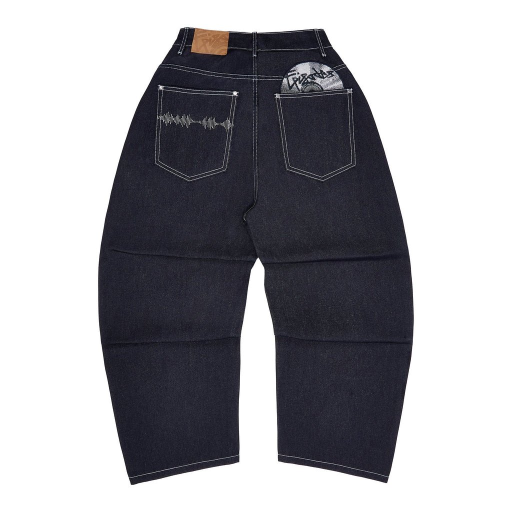 Autumn and Winter Retro Blue Jeans for Men and Women