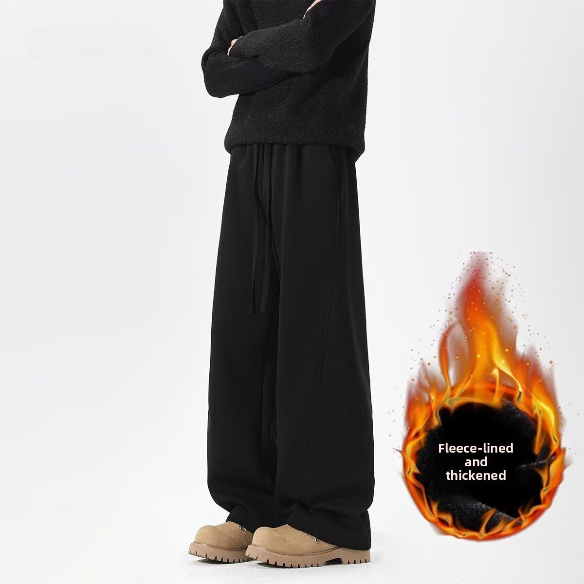 Heavyweight Curved Hem Sweatpants