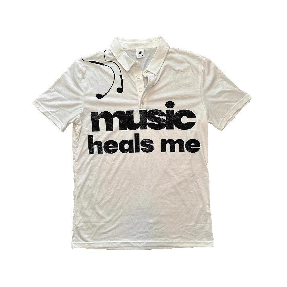 Printed Short-Sleeve Polo Shirt