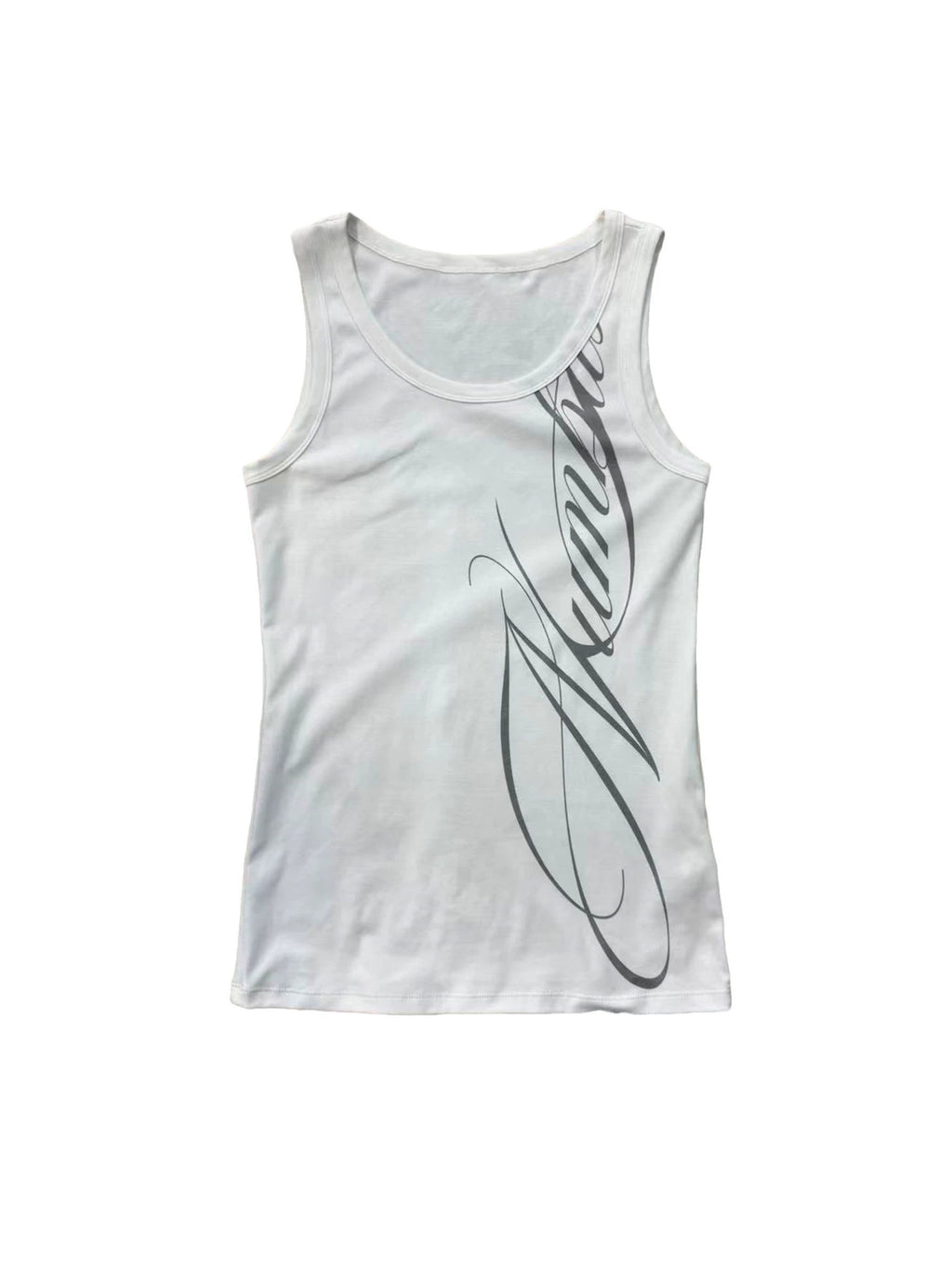 Letter Print Slim Fit Tank Top