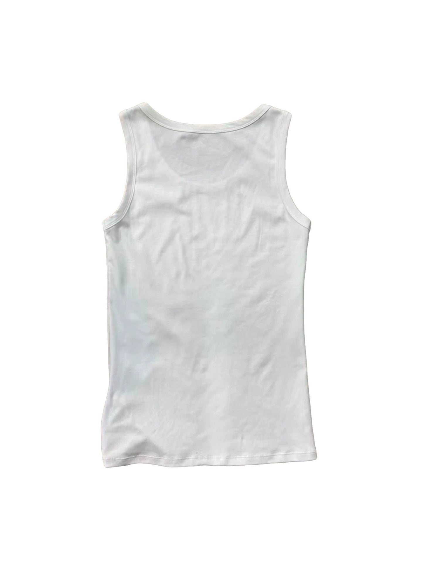 Letter Print Slim Fit Tank Top