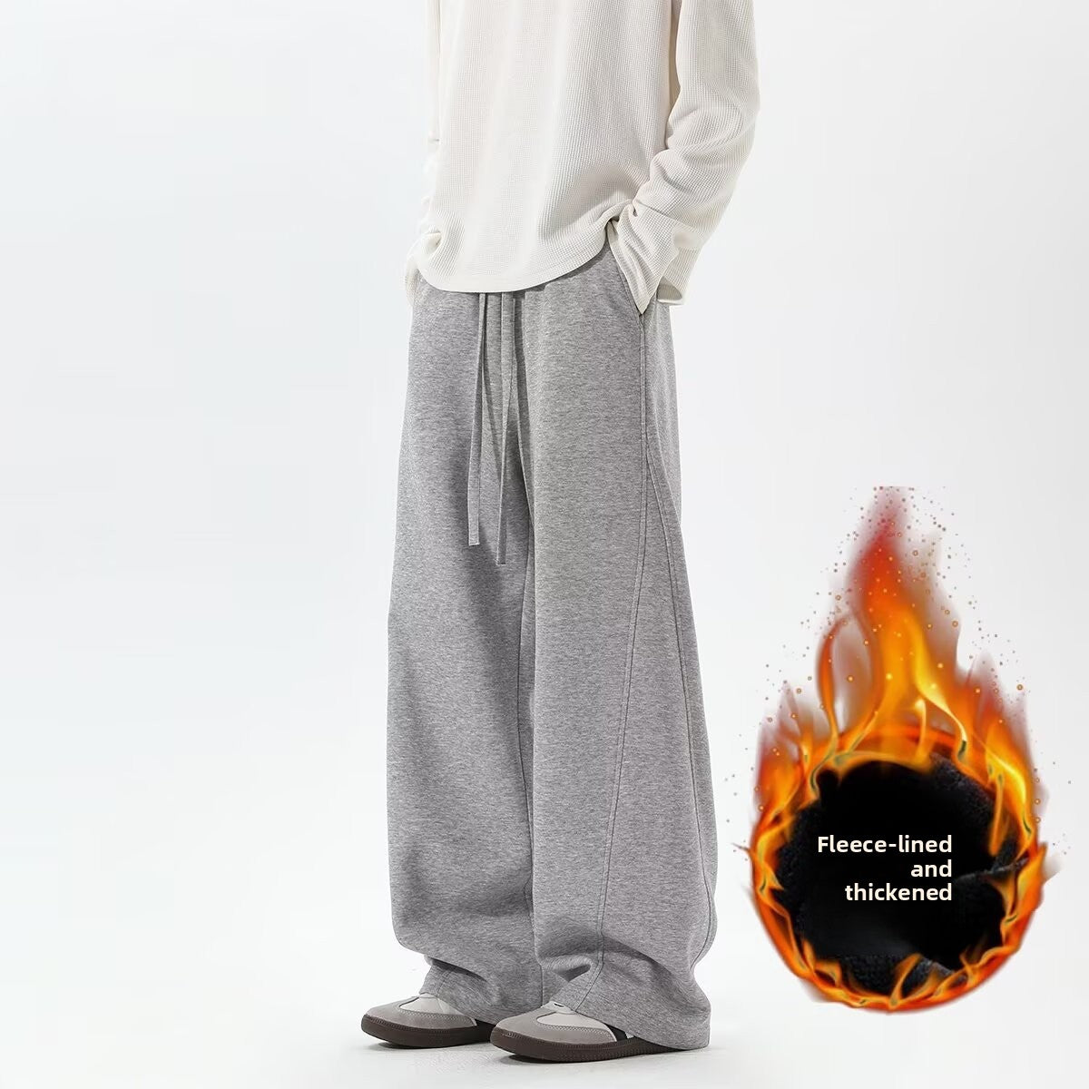Heavyweight Curved Hem Sweatpants