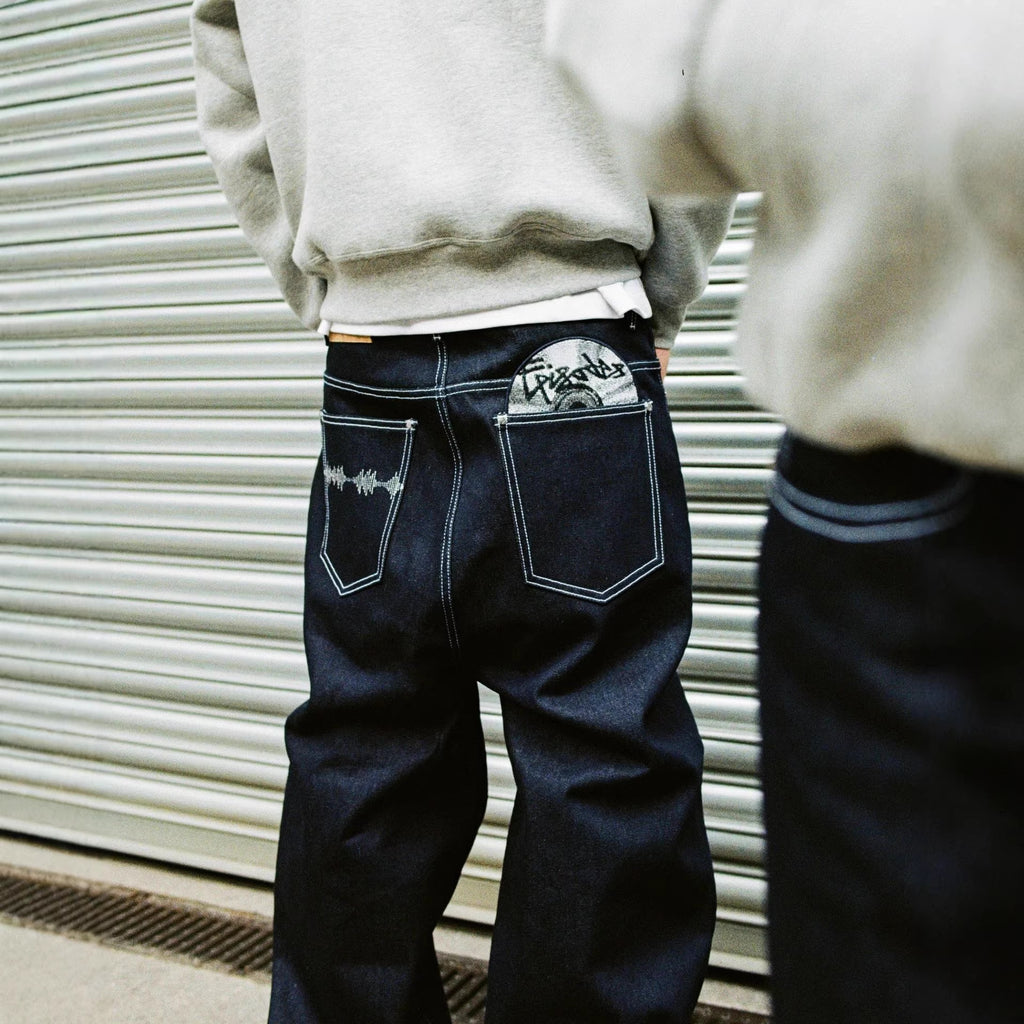 Autumn and Winter Retro Blue Jeans for Men and Women